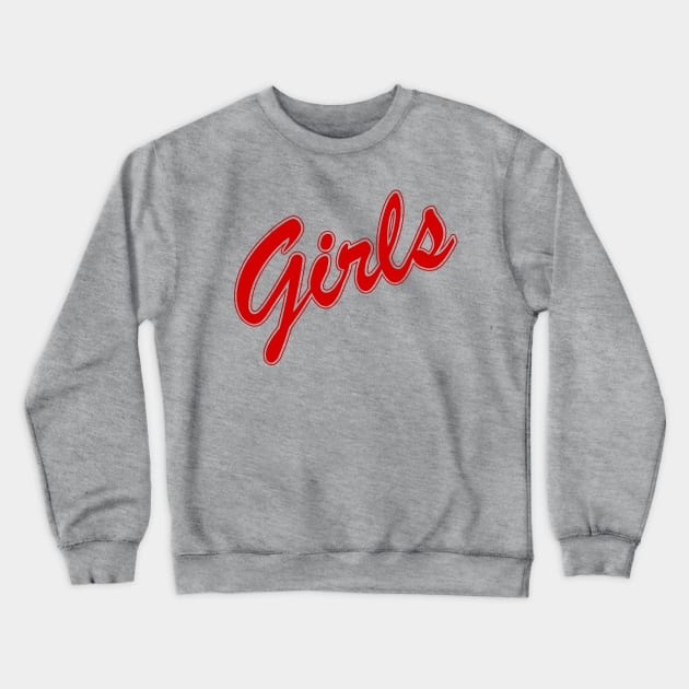 FRIENDS shirt design - "Girls" Sweater (Red, Monica) Crewneck Sweatshirt by stickerfule